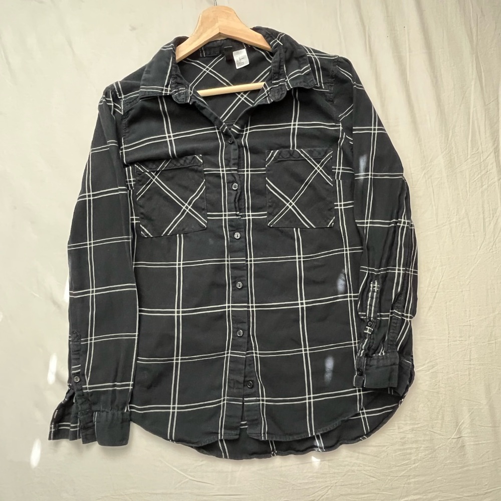 H&M black Flannel